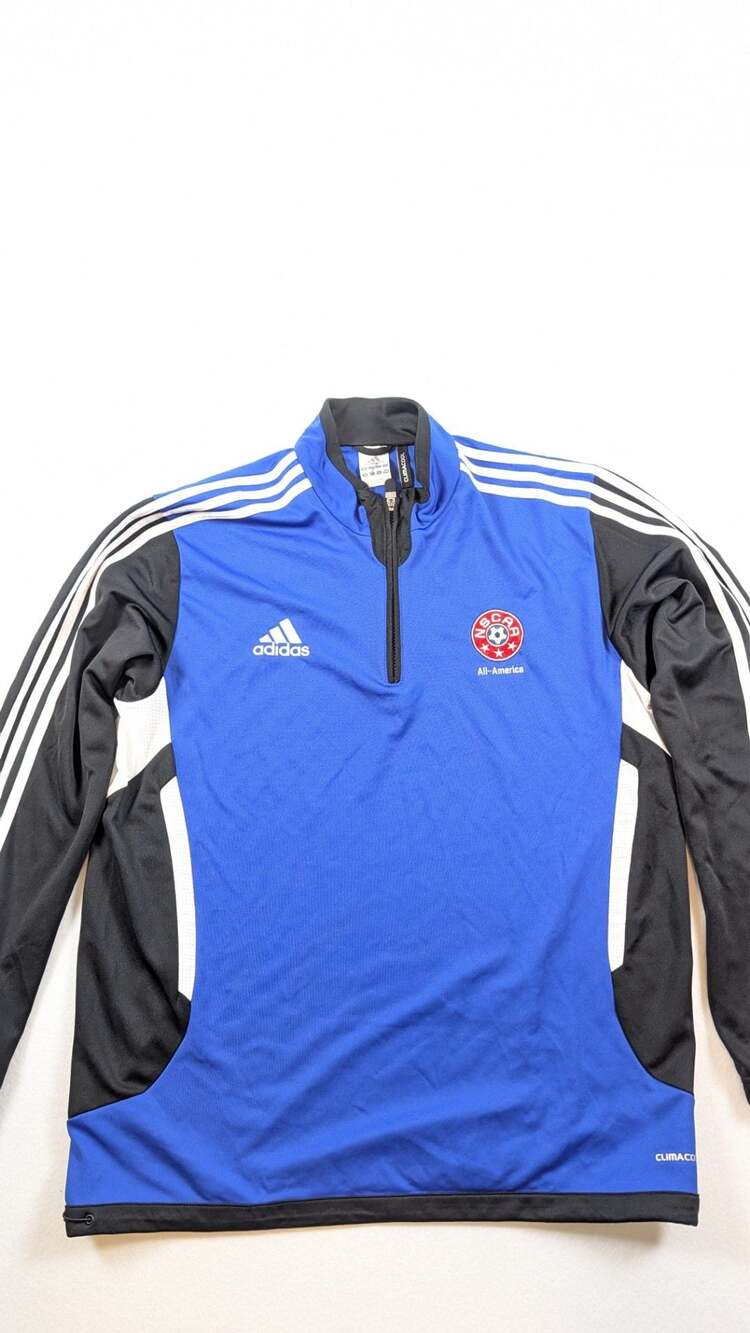 Adidas ClimaCool NSCAA All-America Quarter Zip Training Jacket Large
